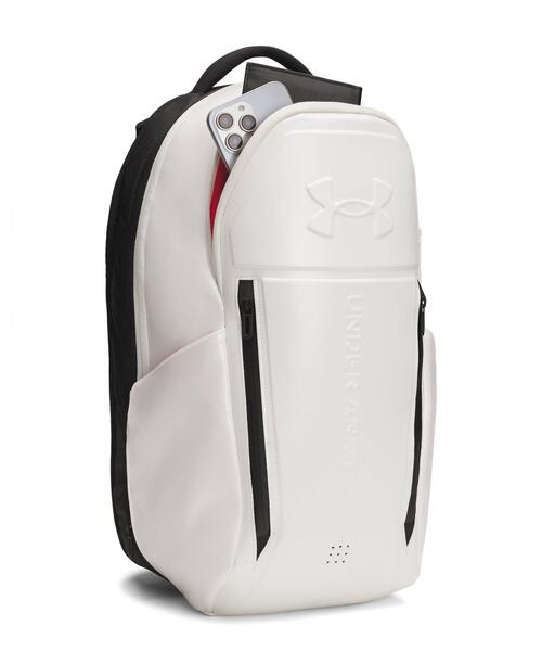 UNDER ARMOUR(アンダーアーマー)の「UAノーウェイ バックパック(トレーニング/メンズ/レディース)(バックパック/リュック・レディース・ホワイト・ONESIZE)」の6枚目の写真
