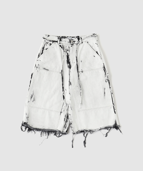DISCOVERED(ディスカバード)の「DISCOVERED / ディスカバード BLEACH HAKAMA SHORTS(その他パンツ・メンズ・ブラック/ホワイト・3)」の2枚目の写真