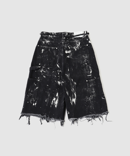DISCOVERED(ディスカバード)の「DISCOVERED / ディスカバード BLEACH HAKAMA SHORTS(その他パンツ・メンズ・ブラック/ホワイト・3)」の3枚目の写真