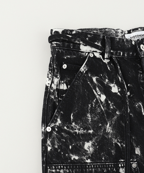 DISCOVERED(ディスカバード)の「DISCOVERED / ディスカバード BLEACH HAKAMA SHORTS(その他パンツ・メンズ・ブラック/ホワイト・3)」の4枚目の写真