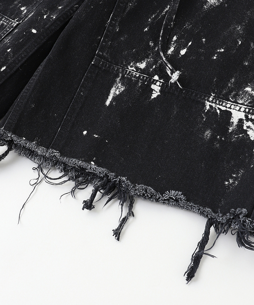 DISCOVERED(ディスカバード)の「DISCOVERED / ディスカバード BLEACH HAKAMA SHORTS(その他パンツ・メンズ・ブラック/ホワイト・3)」の7枚目の写真
