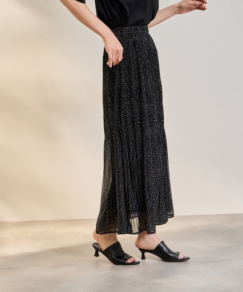 ketty(ケティ)の「ランダムドットマジョリカプリーツスカート≪手洗い可能≫(スカート・レディース・ブラック系その他/ホワイト系その他・M)」の13枚目の写真