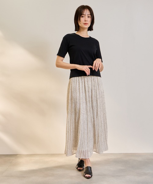 ketty(ケティ)の「ランダムドットマジョリカプリーツスカート≪手洗い可能≫(スカート・レディース・ブラック系その他/ホワイト系その他・M)」の10枚目の写真