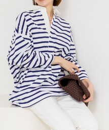 Rie Miller | ウォッシャブルBIGシルエットラガーシャツ(Tシャツ/カットソー)