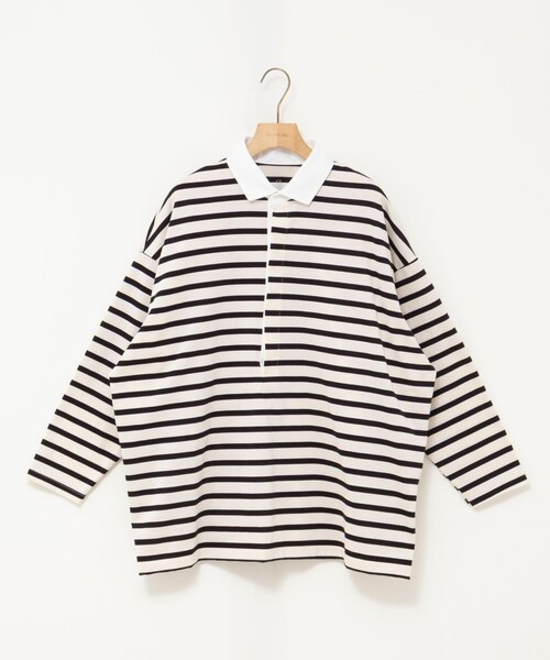 Rie Miller(リエミラー)の「ウォッシャブルBIGシルエットラガーシャツ(Tシャツ/カットソー・レディース・グリーン系その他3/ブラック系その他3/ホワイト系その他4・38)」の19枚目の写真