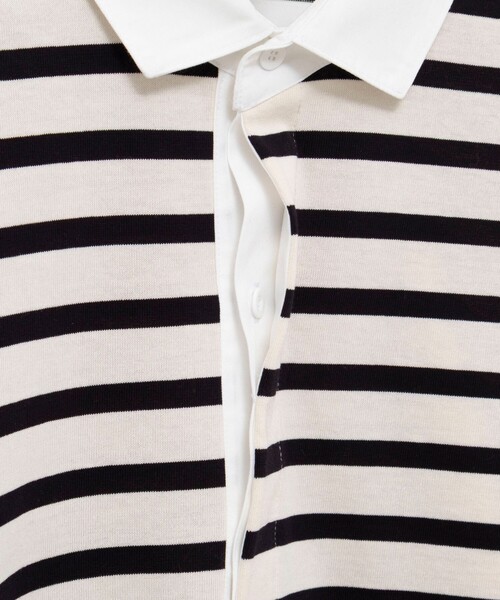 Rie Miller(リエミラー)の「ウォッシャブルBIGシルエットラガーシャツ(Tシャツ/カットソー・レディース・グリーン系その他3/ブラック系その他3/ホワイト系その他4・38)」の16枚目の写真