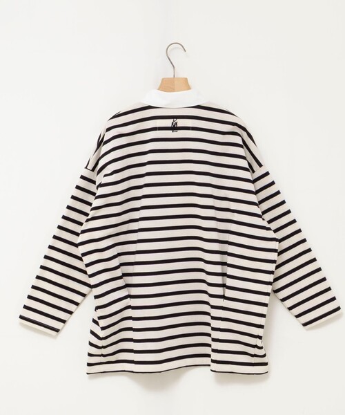 Rie Miller(リエミラー)の「ウォッシャブルBIGシルエットラガーシャツ(Tシャツ/カットソー・レディース・グリーン系その他3/ブラック系その他3/ホワイト系その他4・38)」の15枚目の写真