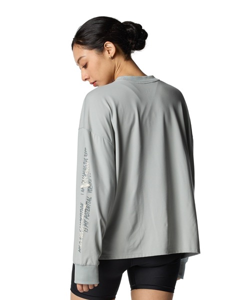 UNDER ARMOUR(アンダーアーマー)の「アンダーアーマー UAモチベート ロングスリーブ Tシャツ(Tシャツ/カットソー・レディース・グリーン/ライトグリーン・L/MEDIUM/LARGE)」の3枚目の写真