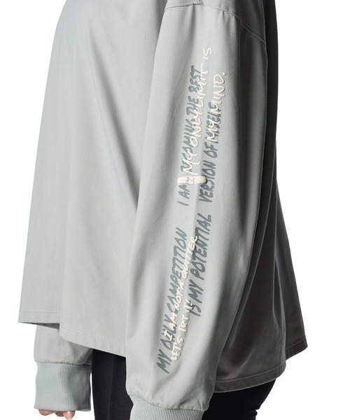 UNDER ARMOUR(アンダーアーマー)の「アンダーアーマー UAモチベート ロングスリーブ Tシャツ(Tシャツ/カットソー・レディース・グリーン/ライトグリーン・L/MEDIUM/LARGE)」の6枚目の写真