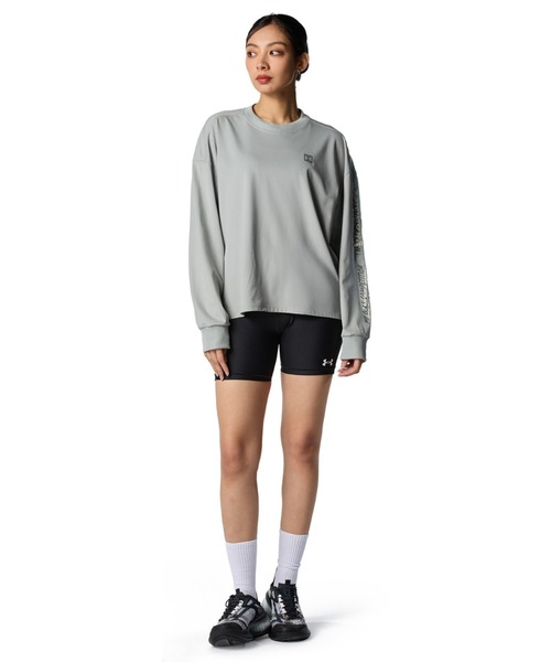 UNDER ARMOUR(アンダーアーマー)の「アンダーアーマー UAモチベート ロングスリーブ Tシャツ(Tシャツ/カットソー・レディース・グリーン/ライトグリーン・L/MEDIUM/LARGE)」の4枚目の写真