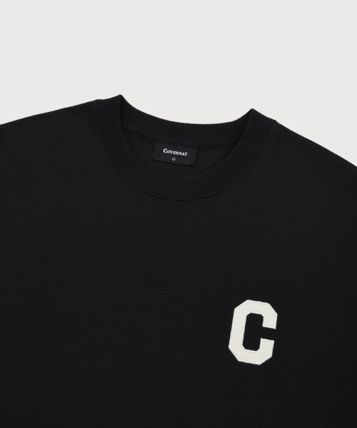 COVERNAT(カバーナット)の「Cロゴ スウェット ブラック(スウェット・レディース・その他・SMALL/MEDIUM/LARGE/X-LARGE/XX-LARGE/X-SMALL)」の5枚目の写真