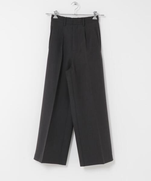 KBF(ケイビーエフ)の「ワンタックミニマルパンツ(その他パンツ・レディース・グレー系その他/チャコールグレー・36/38)」の11枚目の写真