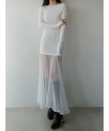 frill maxi jumpsuit（つなぎ/オールインワン）｜celon（セロン）の