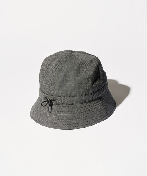 STONEMASTER(ストーンマスター )の「IRIDESCENT CHAMBRAY SM SAIOR HAT|イリデッセントシャンブレーストーンマスターセーラーハット(ハット・メンズ・チャコール/グリーン・F)」の4枚目の写真
