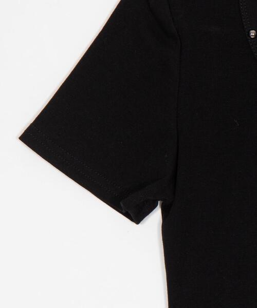 dispark（ディスパーク）の「DISPARK/【26年春夏新作】スタッズネックロゴクロップドT（Tシャツ/カットソー・レディース・ブラック/ホワイト・FREE）」の18枚目の写真