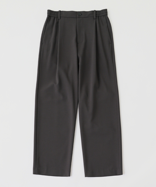 ANOTHER OFFICE(アナザー オフィス)の「【ANOTHER OFFICE/アナザーオフィス】Habana Banded Slacks(スラックス・メンズ・チャコールグレー/ブラック・1/2)」の2枚目の写真