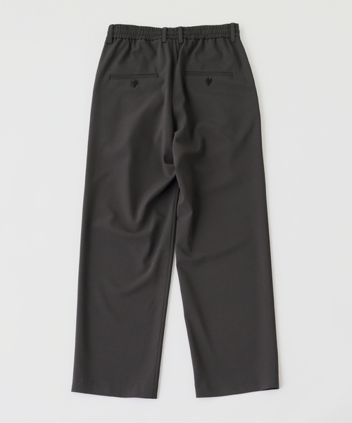 ANOTHER OFFICE(アナザー オフィス)の「【ANOTHER OFFICE/アナザーオフィス】Habana Banded Slacks(スラックス・メンズ・チャコールグレー/ブラック・1/2)」の3枚目の写真