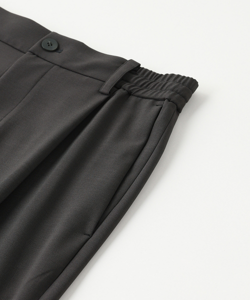 ANOTHER OFFICE(アナザー オフィス)の「【ANOTHER OFFICE/アナザーオフィス】Habana Banded Slacks(スラックス・メンズ・チャコールグレー/ブラック・1/2)」の4枚目の写真