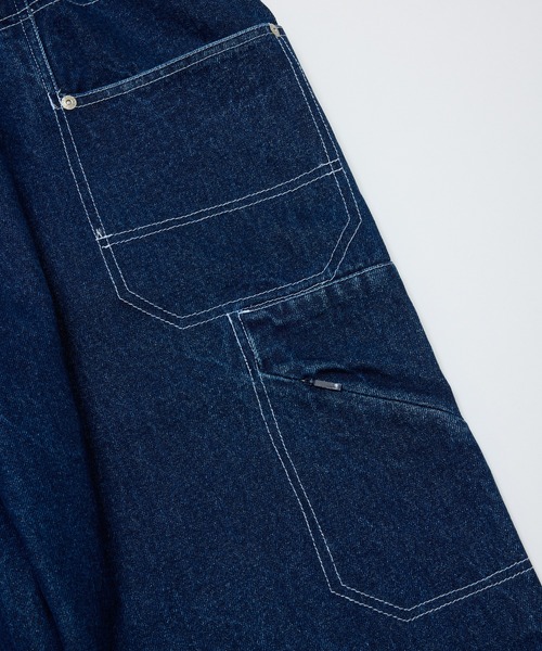 BAL（バル）の「DENIM FAUX STITCH CARPENTER PANT（デニムパンツ・メンズ・ブラック/インディゴブルー・3/2/1）」の14枚目の写真