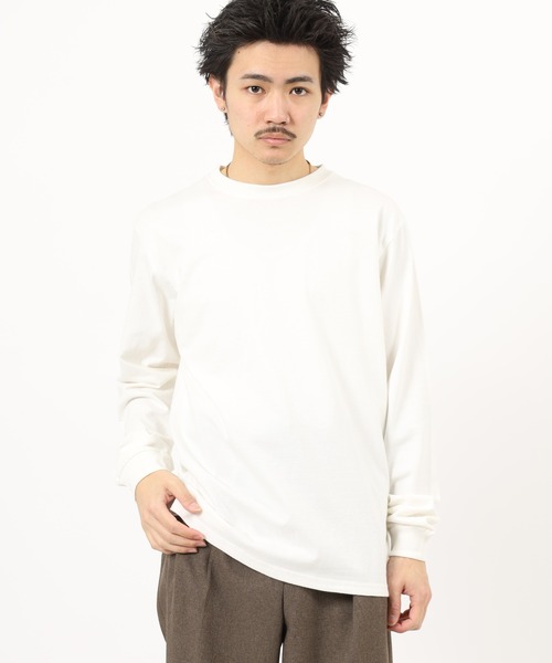 DUAL VOICE BASIC天竺 クルーネックロングスリーブT-1（Tシャツ