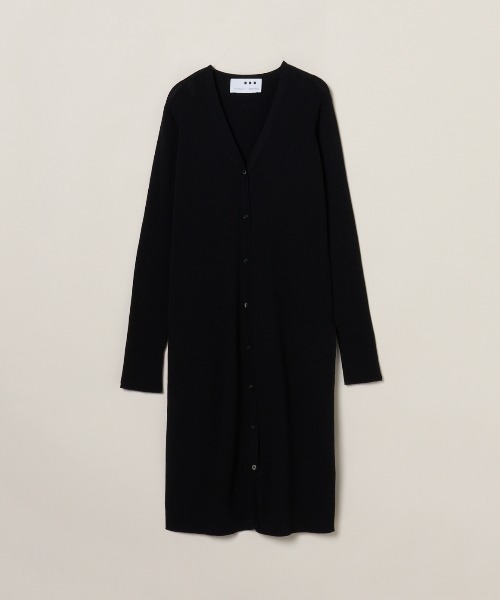 three dots（スリードッツ）の「サンディコットン ロングカーディガン（カーディガン/ボレロ・レディース・ブルー/ベージュ/ブラック/ピンク系その他・S/M）」の2枚目の写真