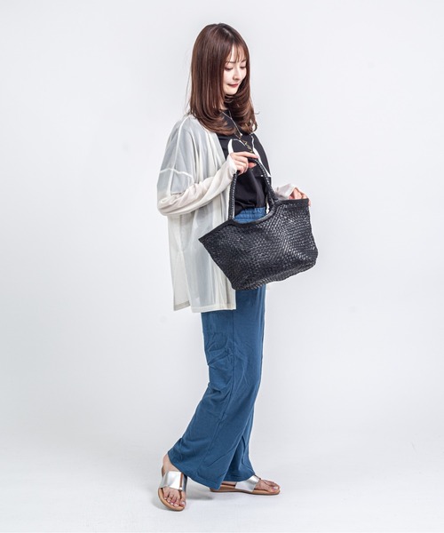 The Bagmati(ザバグマティ)の「【The Bagmati/ザバグマティ】レザートートバッグ ヤギ革(トートバッグ・レディース・ブラック・FREE)」の6枚目の写真