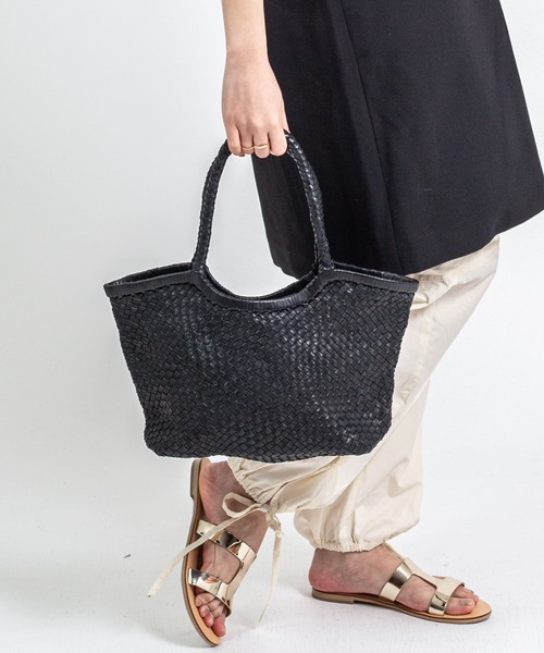 The Bagmati(ザバグマティ)の「【The Bagmati/ザバグマティ】レザートートバッグ ヤギ革(トートバッグ・レディース・ブラック・FREE)」の12枚目の写真
