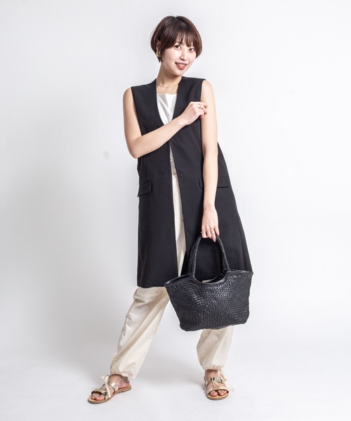 The Bagmati(ザバグマティ)の「【The Bagmati/ザバグマティ】レザートートバッグ ヤギ革(トートバッグ・レディース・ブラック・FREE)」の10枚目の写真