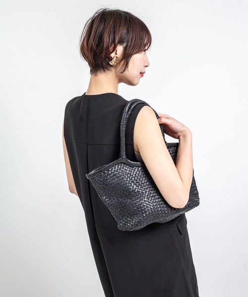 The Bagmati(ザバグマティ)の「【The Bagmati/ザバグマティ】レザートートバッグ ヤギ革(トートバッグ・レディース・ブラック・FREE)」の14枚目の写真