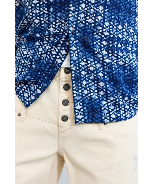 Desigual（デシグアル）の「幾何学模様のシャツ（シャツ/ブラウス・メンズ・ブルー・S/M/L）」の5枚目の写真