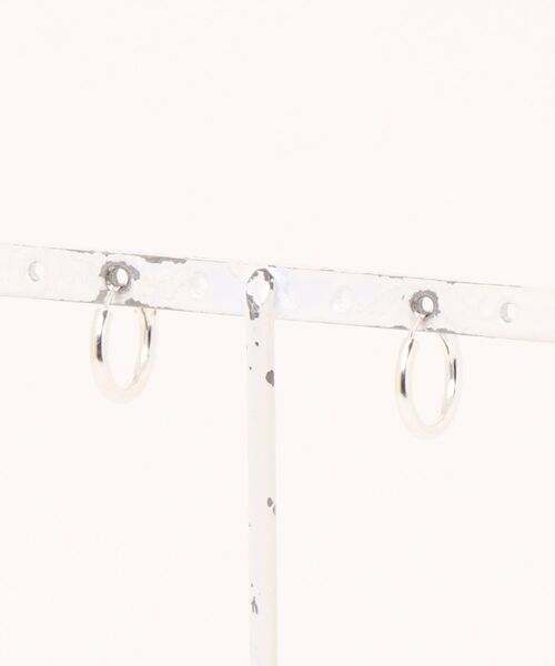 ARCHIVER（アーカイバ）の「【silver925 プレーンピアス】（ピアス（両耳用）・レディース・シルバー・SMALL/X-LARGE/LARGE/MEDIUM/XX-LARGE）」の2枚目の写真