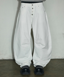 SCALLYWAG（スカリーワグ）の「オープンフライノンフェイドカーブド生地デニム[ホワイト]（デニムパンツ）」