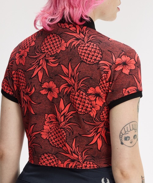 セール】Amy Winehouse Printed Polo Shirt／エイミー・ワインハウス