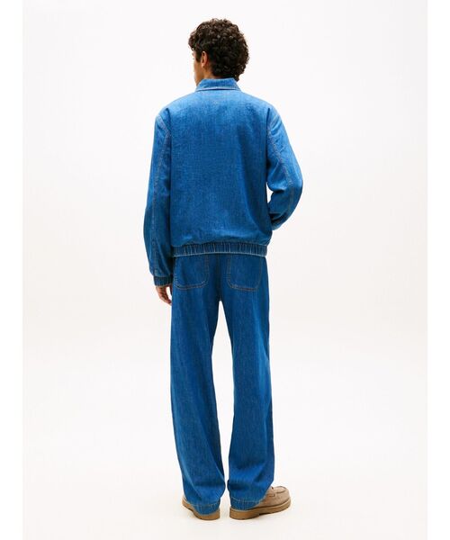 tommy jeans(トミー ジーンズ)の「シャンブレーハリントンジャケット(テーラードジャケット・メンズ・インディゴブルー・X-LARGE/MEDIUM/SMALL/LARGE)」の5枚目の写真