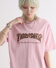 【THRASHER/スラッシャー】アソート柄 アップリケ刺繍 半袖Tシャツ