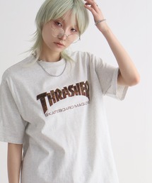 【THRASHER/スラッシャー】アソート柄 アップリケ刺繍 半袖Tシャツ