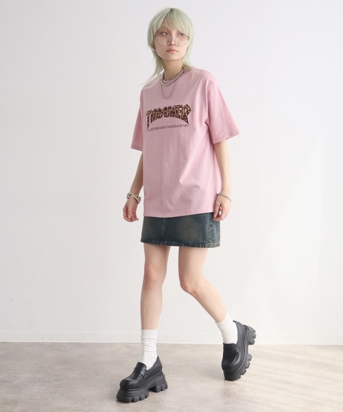 THRASHER(スラッシャー)の「【THRASHER/スラッシャー】アソート柄 アップリケ刺繍 半袖Tシャツ(Tシャツ/カットソー・メンズ・ブラック系その他/ピンク/ブラック系その他2/アッシュグレー・L/M/XL)」の10枚目の写真