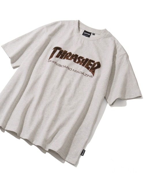 THRASHER(スラッシャー)の「【THRASHER/スラッシャー】アソート柄 アップリケ刺繍 半袖Tシャツ(Tシャツ/カットソー・メンズ・ブラック系その他/ピンク/ブラック系その他2/アッシュグレー・L/M/XL)」の20枚目の写真