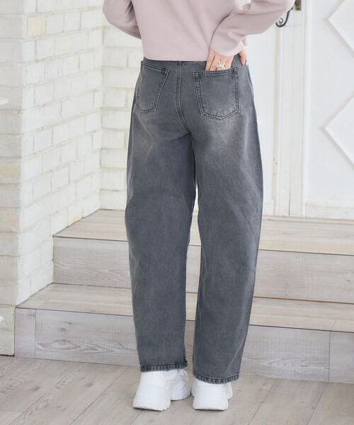 ems excite（エムズエキサイト）の「ウエストレースデニムPT（デニムパンツ・レディース・インディゴブルー/ブラック/ライトブルー・MEDIUM/SMALL）」の10枚目の写真