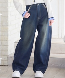 ems excite | ウエストレースデニムPT(デニムパンツ)