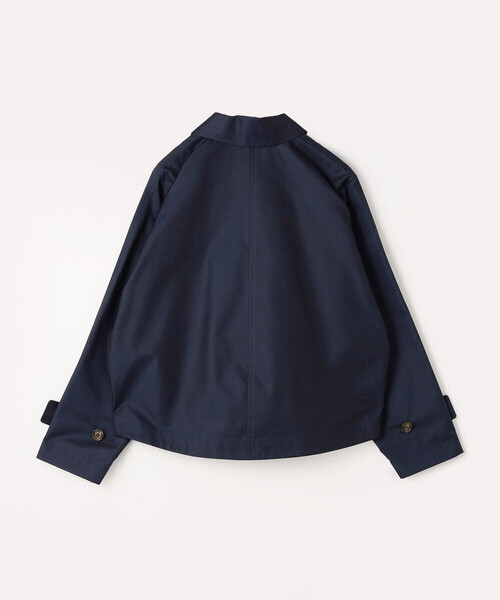 COMME CA Wardrobe（コムサワードローブ）の「綿ポリエステルギャバ ショートトレンチコート（ブルゾン・レディース・カーキ/ネイビー・FREE）」の16枚目の写真