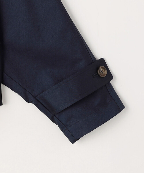 COMME CA Wardrobe（コムサワードローブ）の「綿ポリエステルギャバ ショートトレンチコート（ブルゾン・レディース・カーキ/ネイビー・FREE）」の6枚目の写真