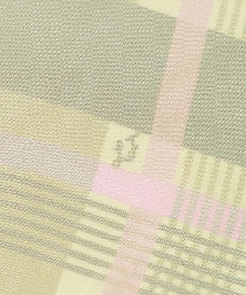 LOWRYS FARM（ローリーズファーム）の「チェックスカーフ９０＊９０　643021（バンダナ/スカーフ・レディース・ブルー系その他/ピンク系その他/ブラウン系その他・FREE）」の8枚目の写真