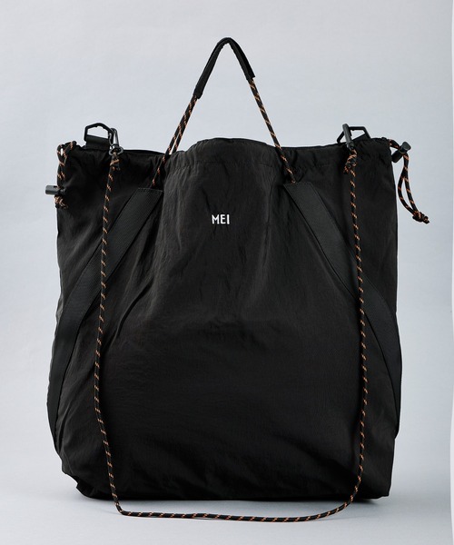 MEI（メイ）の「【 MEI / メイ 】DRAW TOTE / ドロートート（トートバッグ・レディース・ブラック/ライトグレー/ベージュ・FREE）」の2枚目の写真