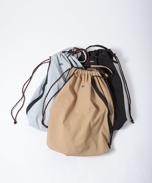 MEI（メイ）の「【 MEI / メイ 】DRAW TOTE / ドロートート（トートバッグ・レディース・ブラック/ライトグレー/ベージュ・FREE）」の17枚目の写真