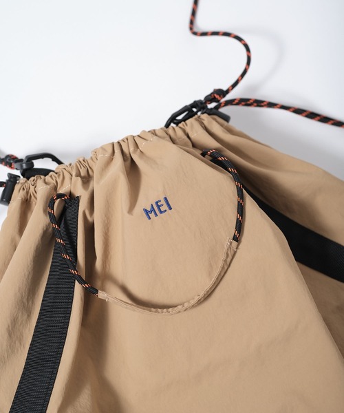 MEI（メイ）の「【 MEI / メイ 】DRAW TOTE / ドロートート（トートバッグ・レディース・ブラック/ライトグレー/ベージュ・FREE）」の19枚目の写真