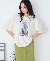 【forksy.】フォトグラフィック オーバーサイズ プリントTシャツ