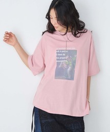 【forksy.】フォトグラフィック オーバーサイズ プリントTシャツ