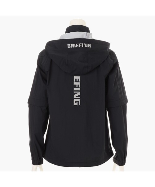 BRIEFING（ブリーフィング）の「【BRIEFING GOLF／ブリーフィングゴルフ】WOMEN’S WATERPROOF BLOUSON（ブルゾン・レディース・ブラック・S/M）」の2枚目の写真