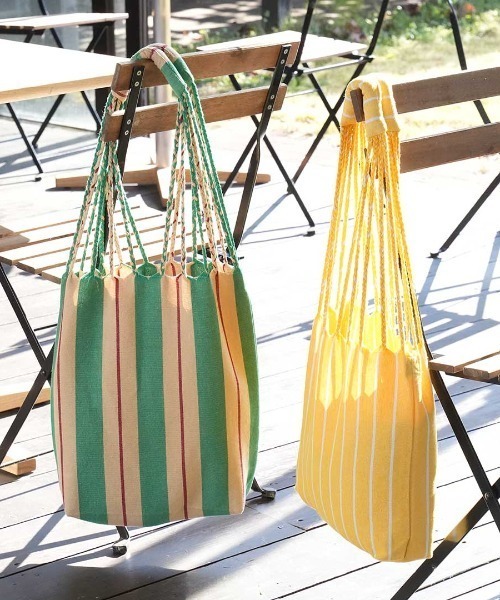 CANAL JEAN(キャナルジーン)の「DULTON Hammock tote bag ハンモックトートバッグ/RN-1030L(トートバッグ・レディース・スカイブルー/ライム/ミント・ONE SIZE)」の16枚目の写真